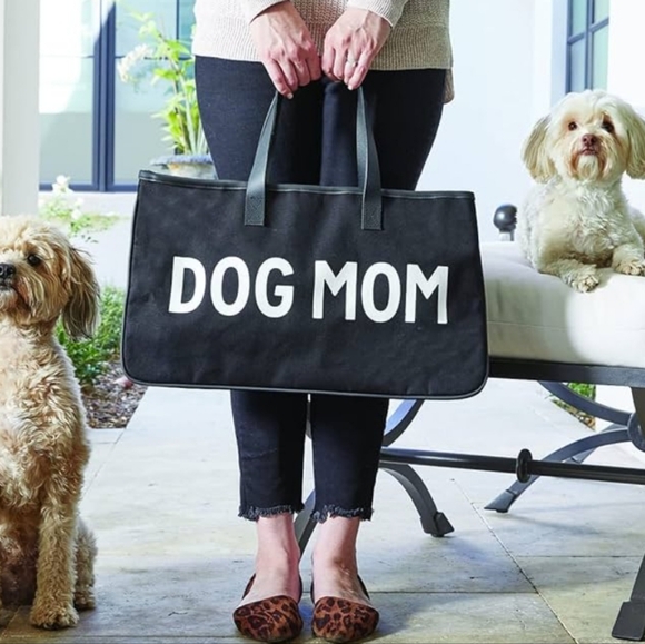 Santa Barbara Tote Dog Mom Black - Picture 9 of 9